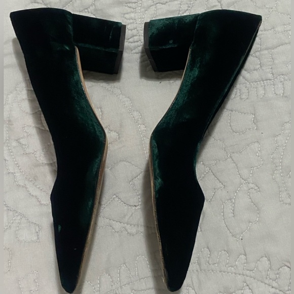 J. Crew Avery Green Velvet Pumps - Picture 12 of 14